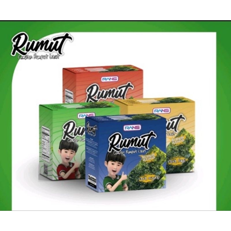 

Nori Rans Rumut Rumput Laut 1box isi 12pcs.