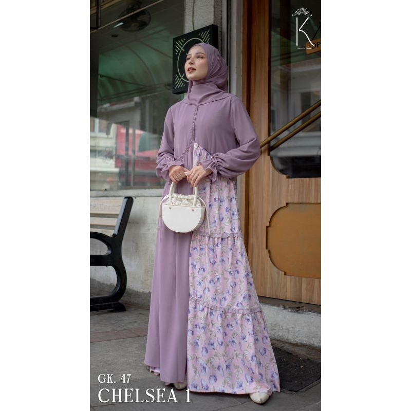 GAMIS CHELSEA GK.47 by LUNA KEMAYU  /  CHELSEA DRESS LUNA HIJAB KEMAYU  /  DRESS GAMIS CHELSEA LUNA 