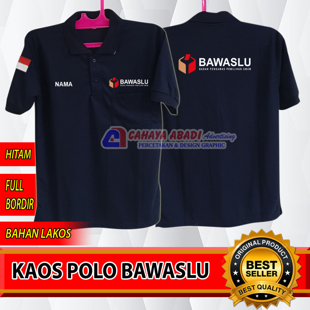 Kaos Kerah BAWASLU Kaos Polo BAWASLU