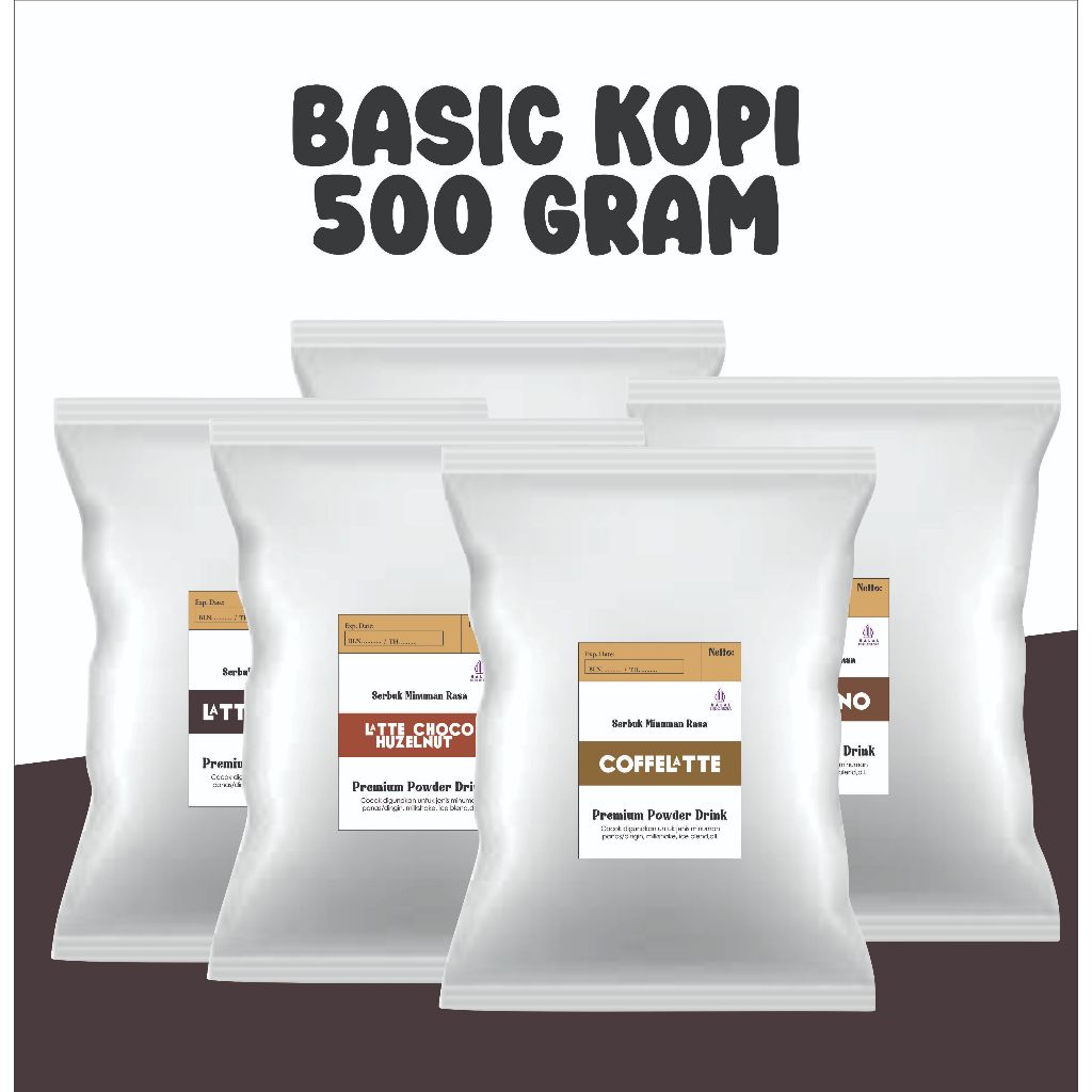 

BUBUK MINUMAN VARIAN BASIC KOPI / COFFEE BASE BERAT 500GRAM