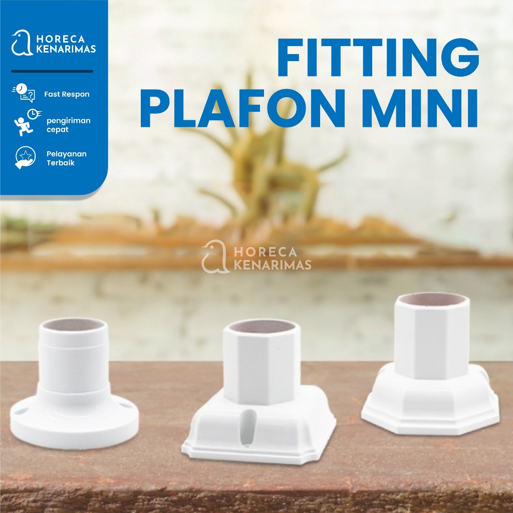 Fitting Lampu Plafon Minimalis / Fitting Plafon Mini E27