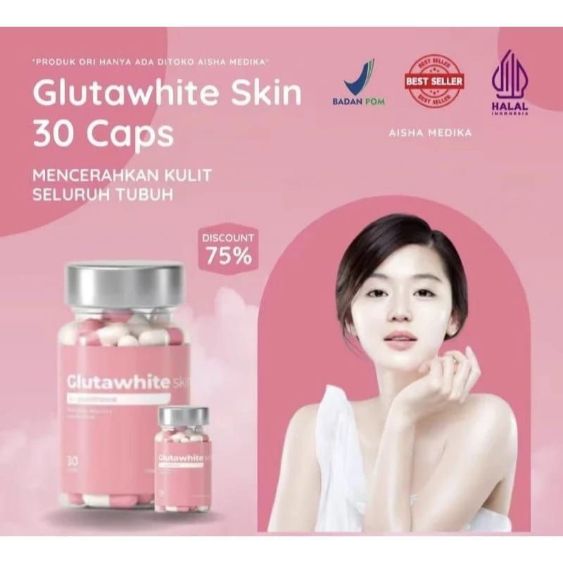 GLUTAWHITE - pemutih badan permanen - pemutih badan ampun 7 hari - pemutih badan permanen bpom dan h