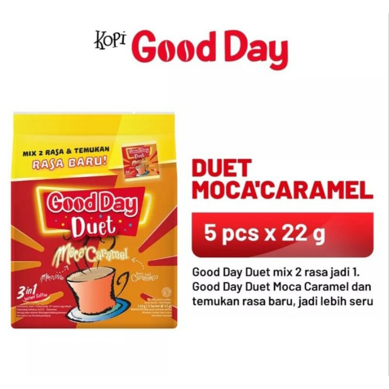 

good day duet moca caramel isi 5 - good day duet mocha caramel