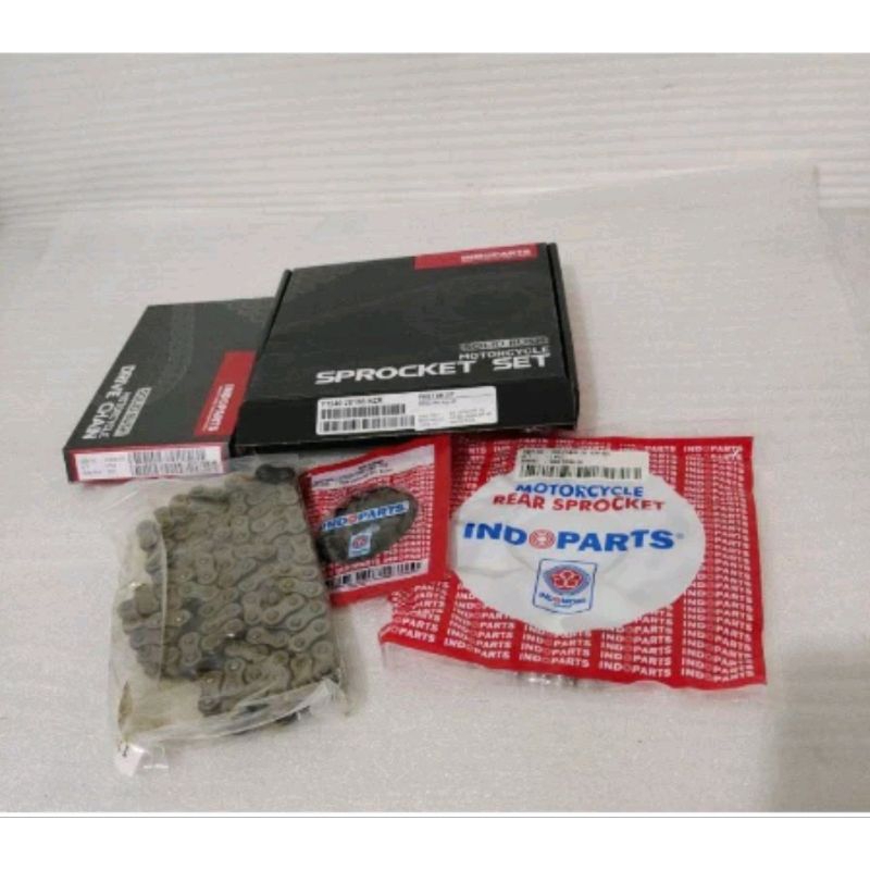 N GIR PAKET INDOPART VEGA ZR JUPITER ROBOT 40T 428 ORIGINAL