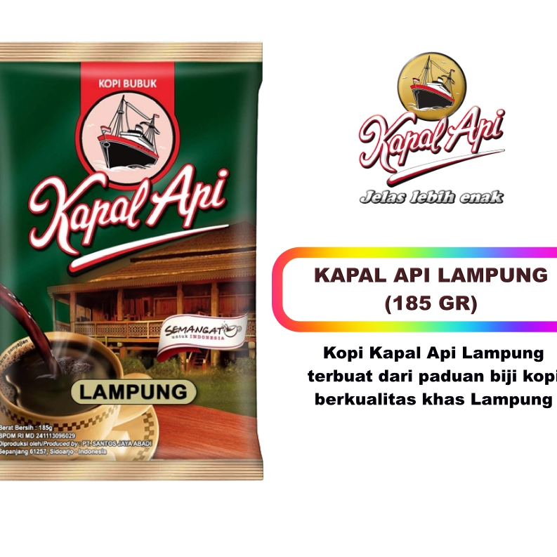 

kopi kapal api lampung hijau 175gr - kopi kapal api lampung