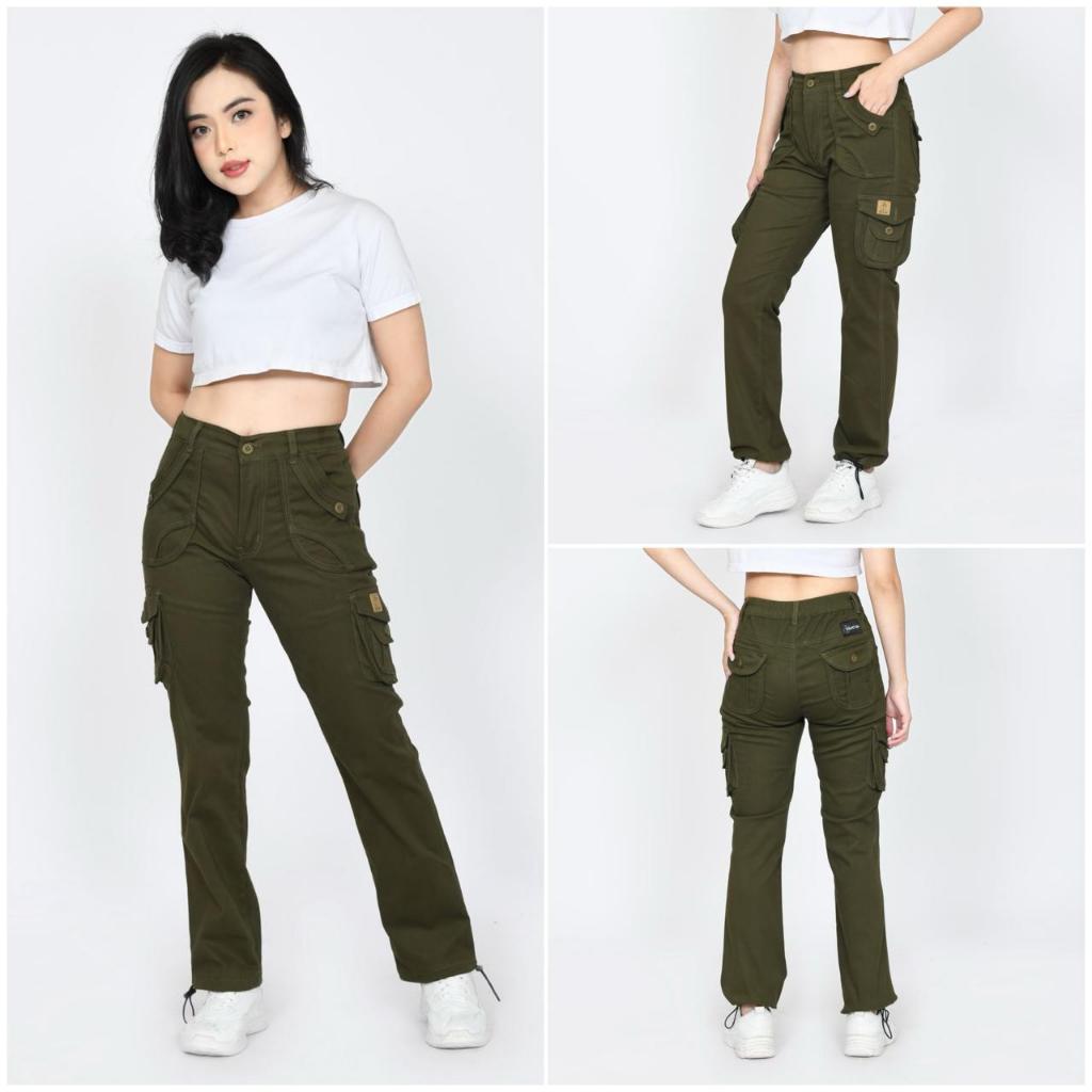 celana cargo panjang outdoor wanita - celana panjang wanita - celana cargo wanita - celana jogger ca