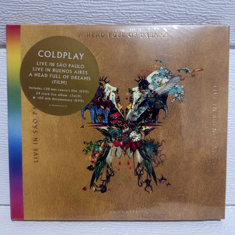 CD Coldplay Live in Sao Paulo & Buenos Aires Original 2CD+2DVD