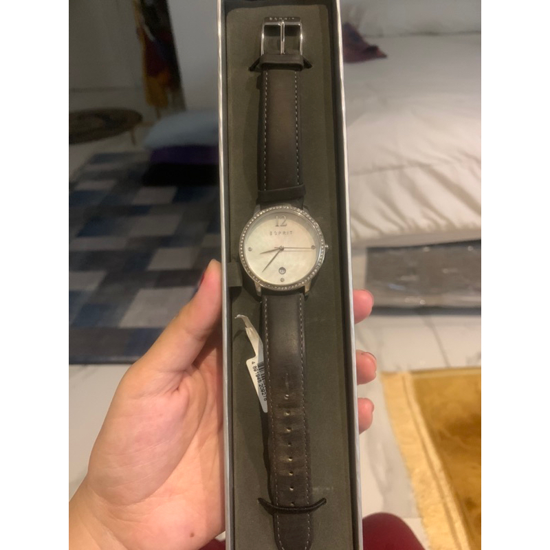 PRELOVED JAM TANGAN ESPRIT ORIGINAL REAL LEATHER