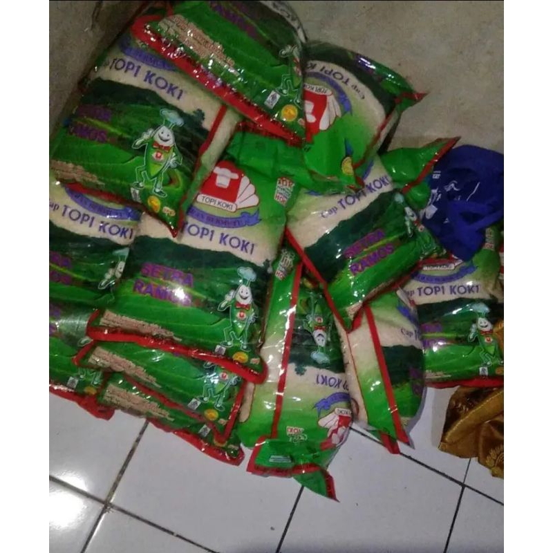 

Beras Topi Hoki 5kg Murah Pulen Wangi (Stok puasa)