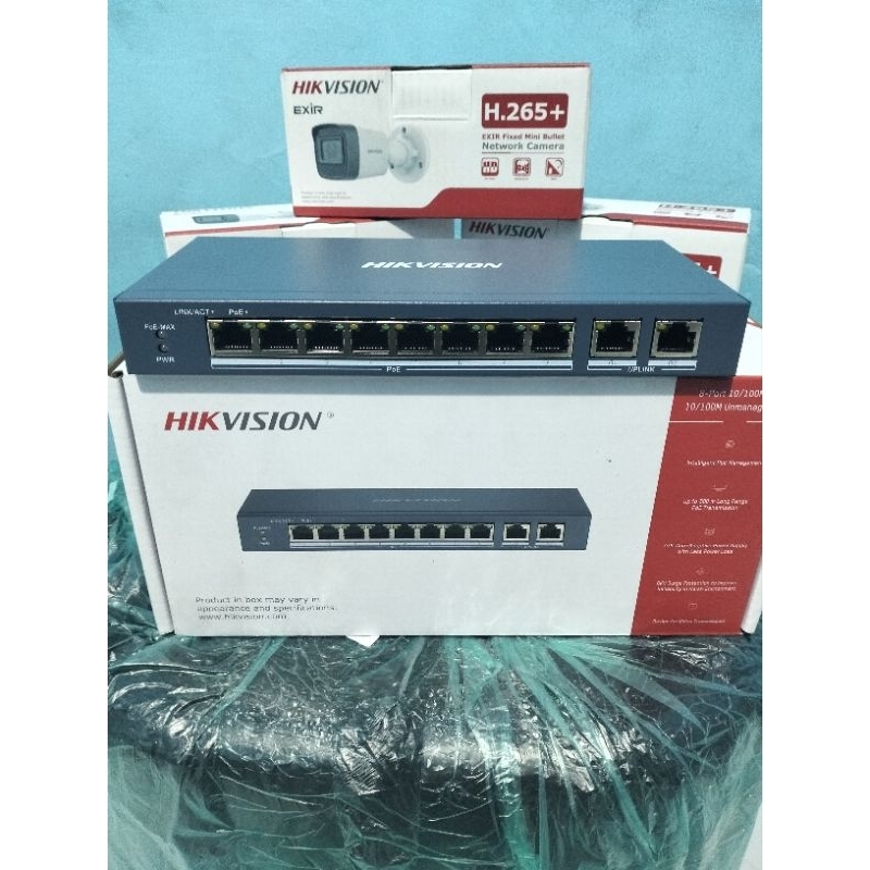 SWITCH POE GIGABIT HIKVISION 8PORT