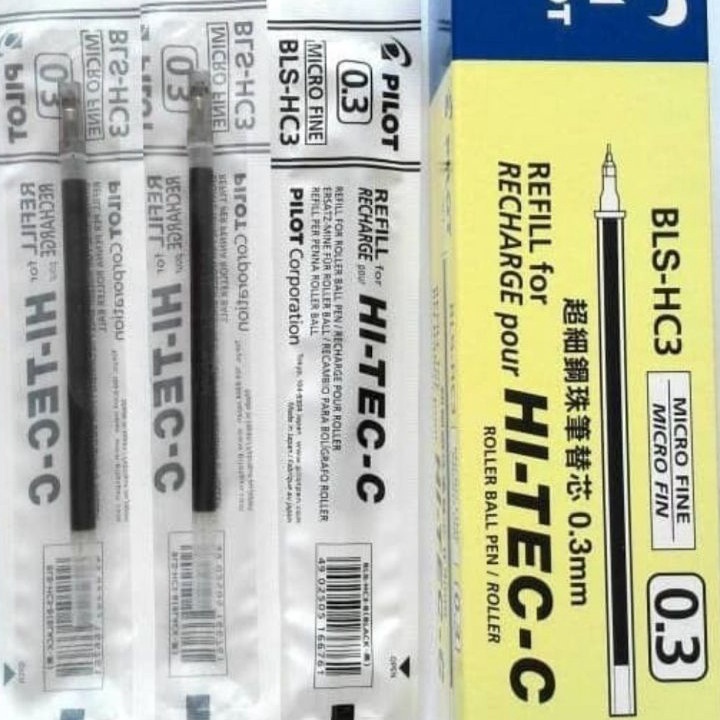 

KF7 Refill Isi Pulpen Hitech Pilot 3mm 1pak12pcs