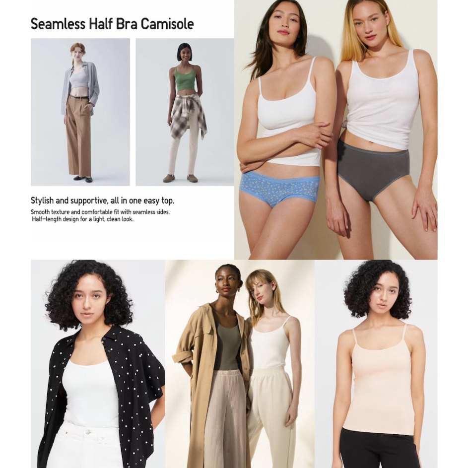 Garansi Murah  Uniqlo AIrism Seamless Crop Bra
