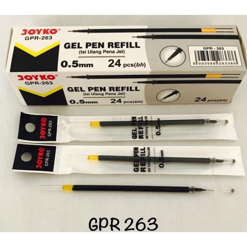 

FG2 JOYKO GPR263 Refill Isi Gel Pen Joyko 5mm refiil 1Pack 24Pcs