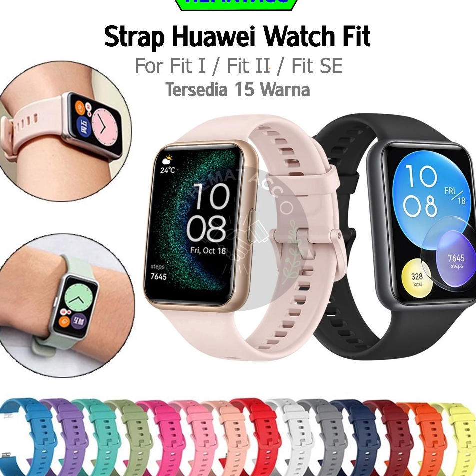 Dg Strap Huawei Watch Fit SE  Watch Fit 1  Watch Fit 2 Polos Tali Huawei Watch Fit 1 2 SE Strip Hema