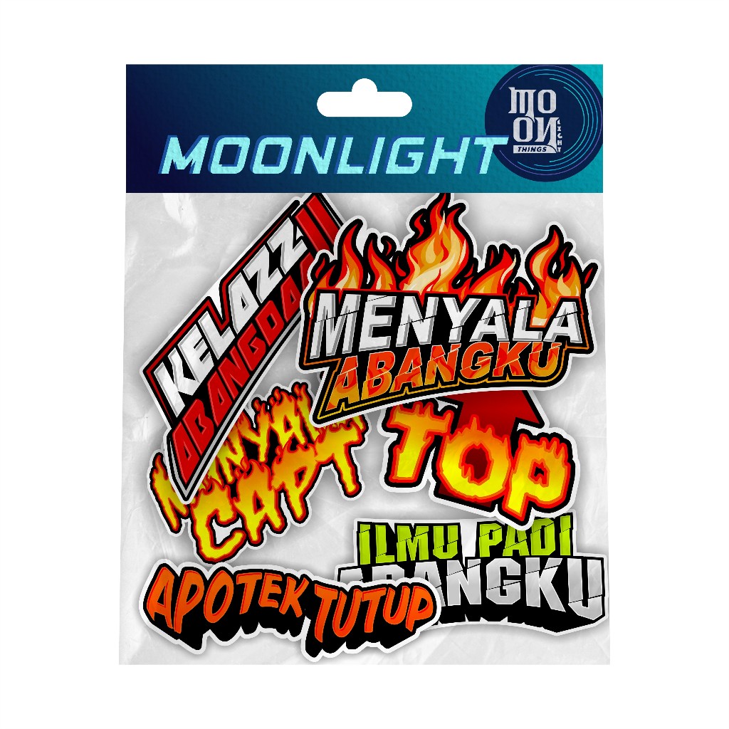 

STIKER PACK KATA-KATA VIRAL MENYALA ABANGKU - MOONLight