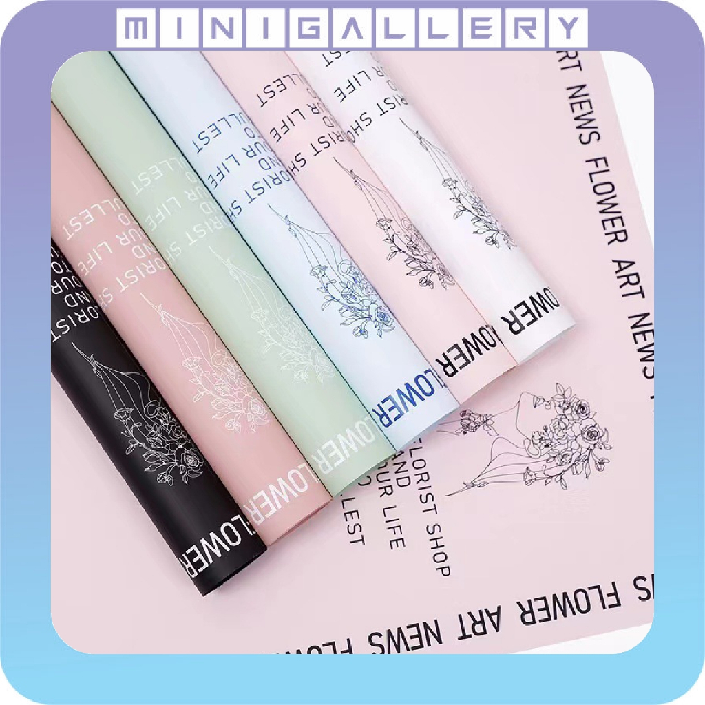 

20 LEMBAAR Flower Wrapping Cellophane Paper Kertas Buket Bunga Florist / KERTAS KADO KB6123