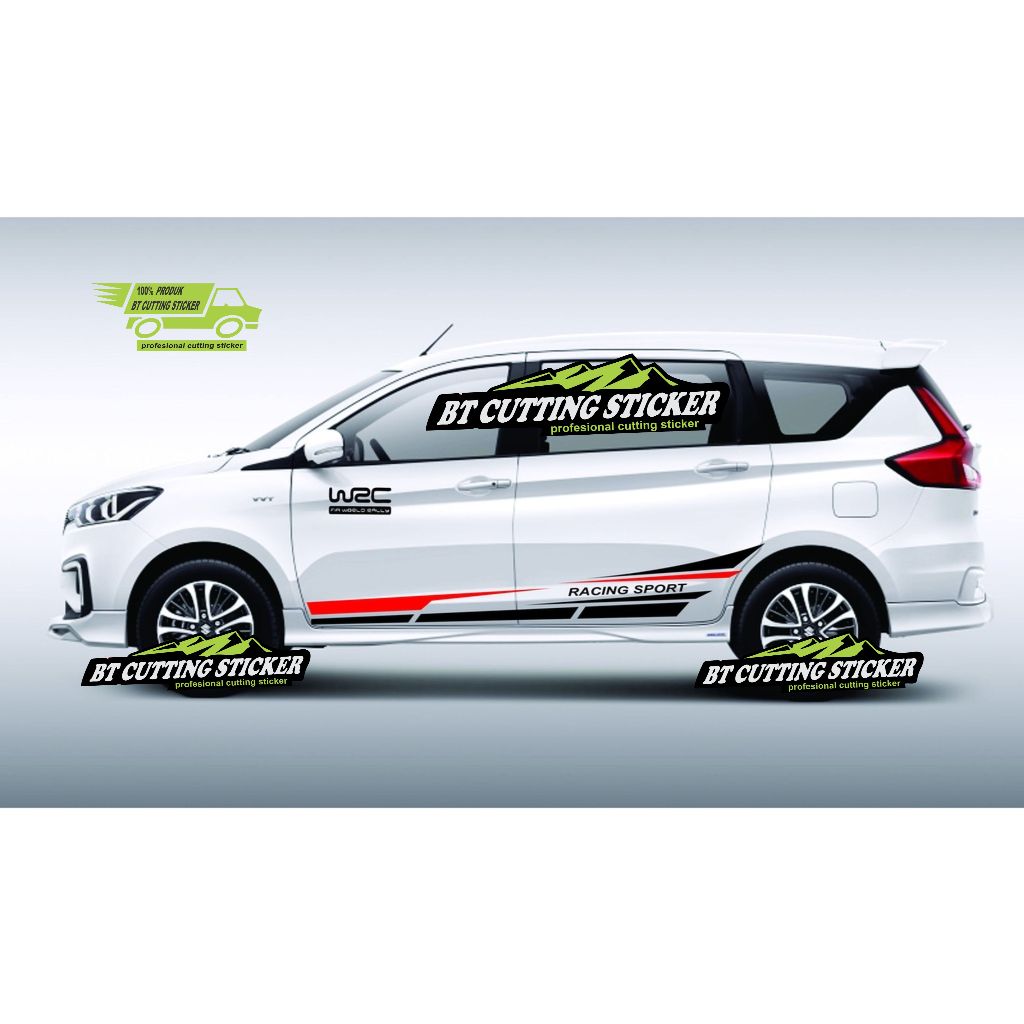 ER21 sticker stiker mobil ertiga cutting stiker suzuki ertiga stiker body mobil suzuki ertiga