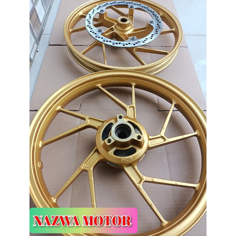 VELG RACING SATRIA FU ORIGINAL REPAINT SATU PASANG