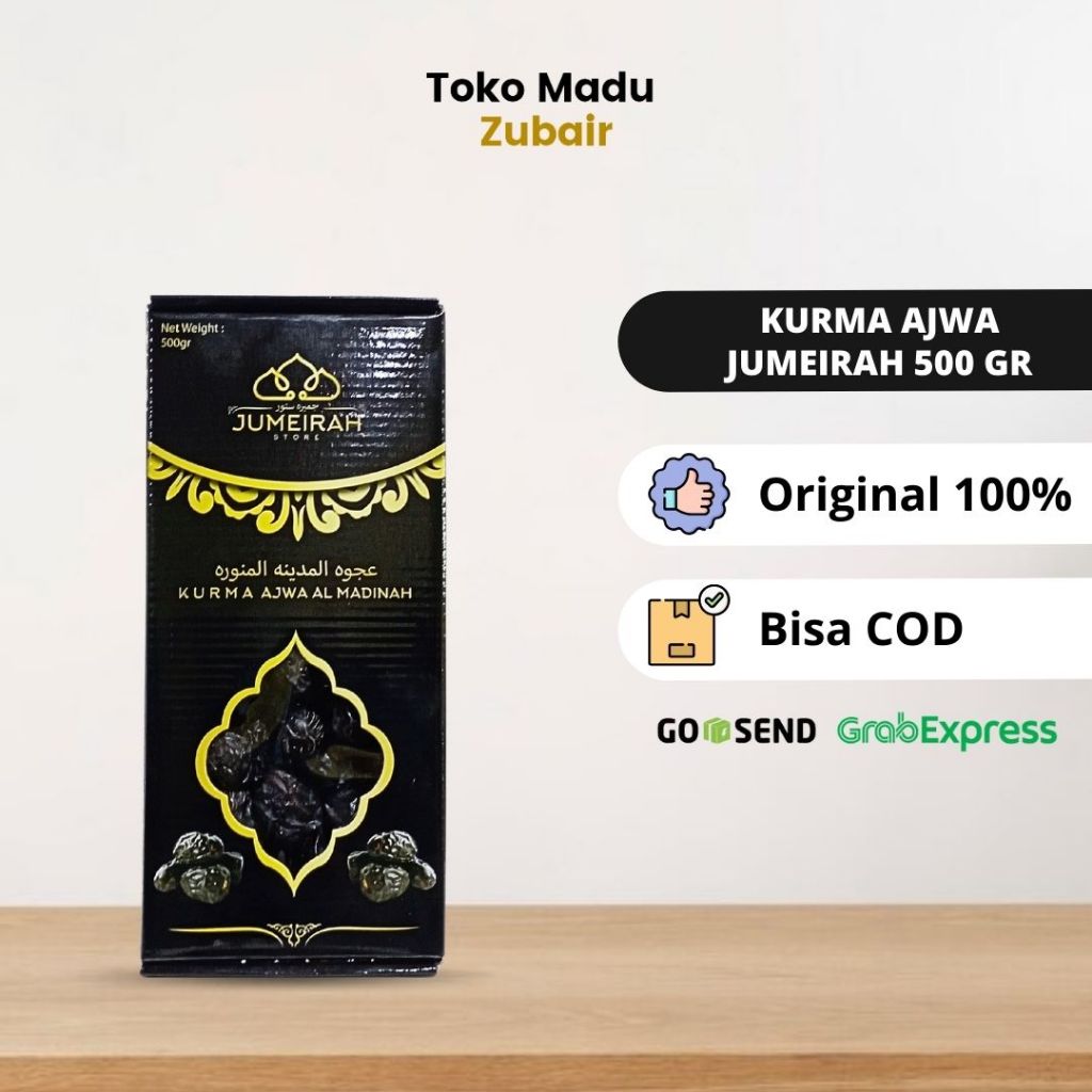 

Kurma Ajwa Jumeirah 500 Gr Kurma Ajwa Al Madinah Premium Quality