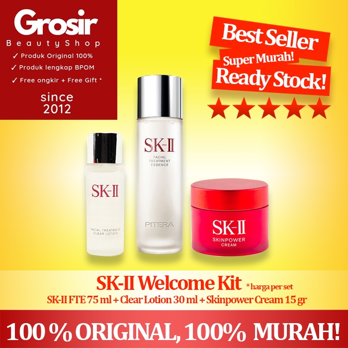 SK-II SK II SK2 SK-2 SKII Pitera Welcome Kit / Pitera Welcome set Pelembab Skinpower