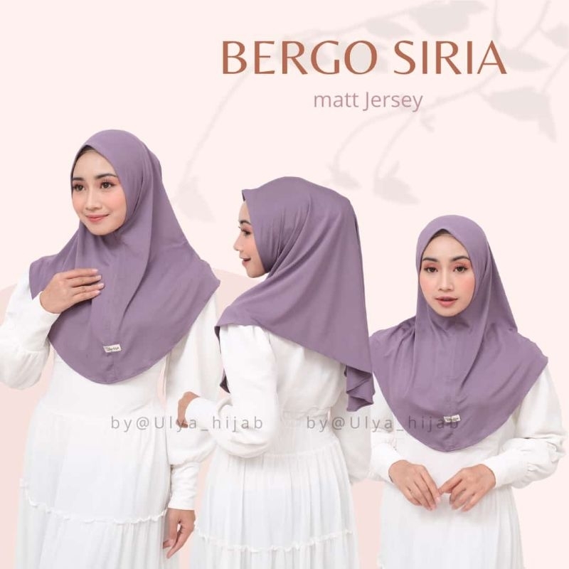 Hijab sport Bergo Siria non ped