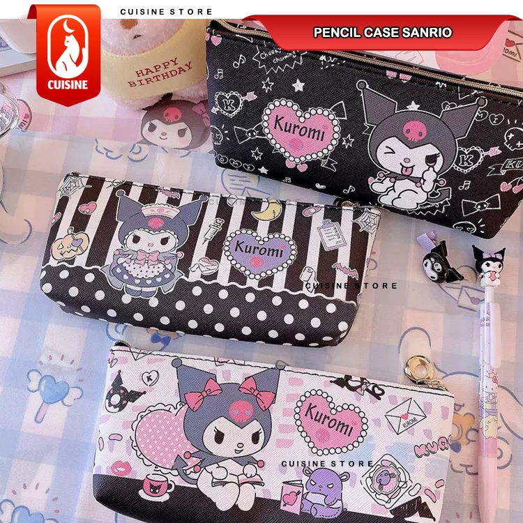 

[COD] Kotak Pensil SANRIO Japan Tempat Pensil Cinamonroll Kuromi My Melody Resleting / CUISINE