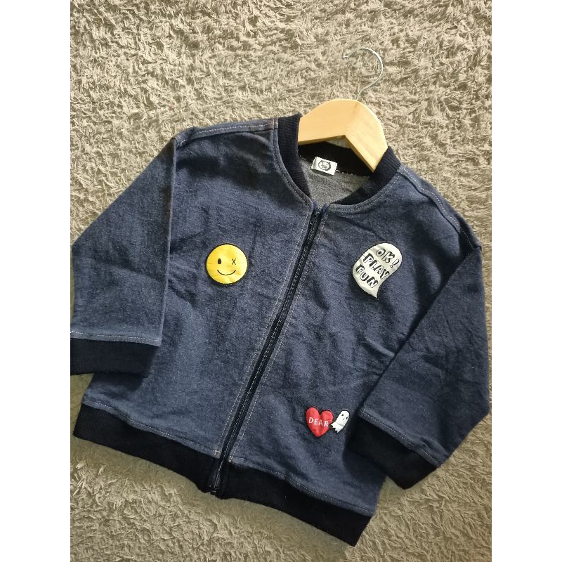 Varsity Denim Dear Baby