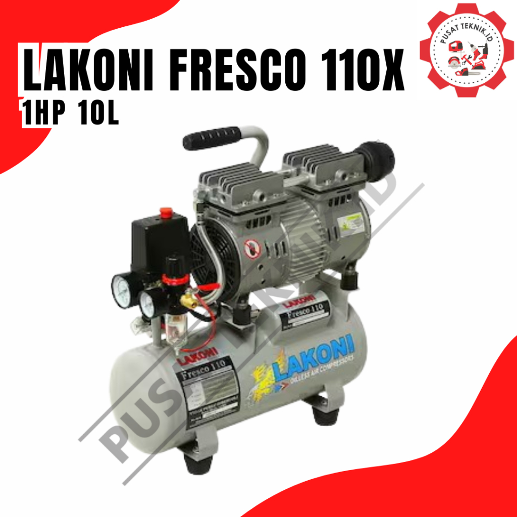 LAKONI FRESCO 110X KOMPRESSOR OILLESS LAKONI FRESCO 110X KOMPRESSOR 1HP SILENT