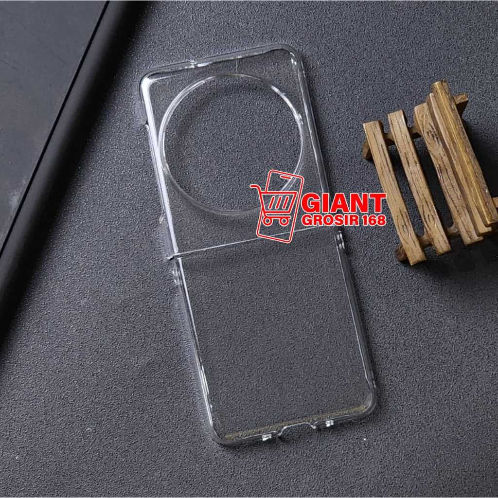 Case Tecno Phantom V Flip Hardcase acrilic Case Clear bening Tecno Phantom V Flip