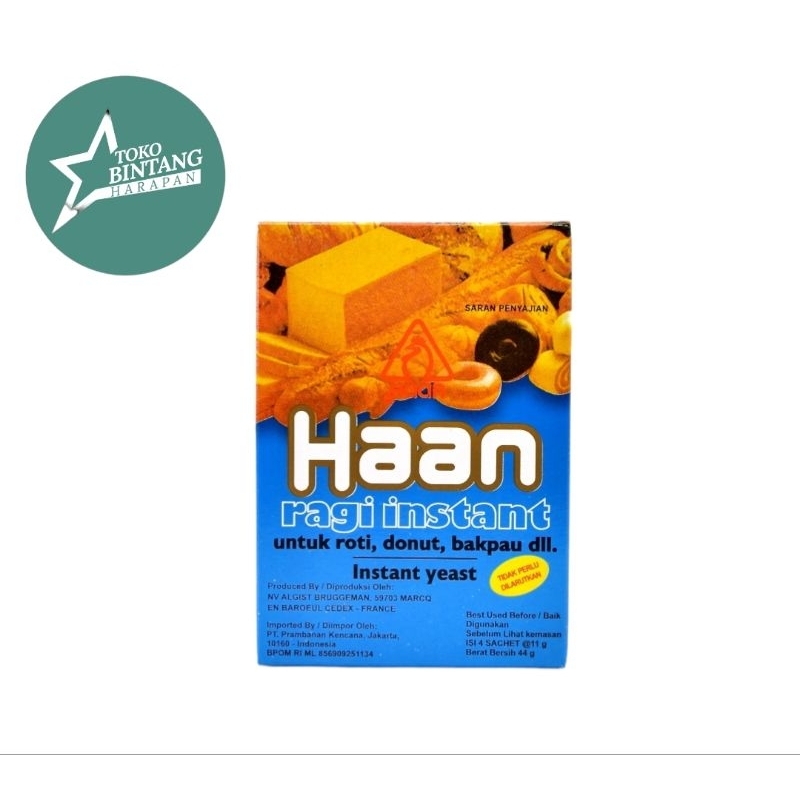 Haan Ragi instan untuk roti /donat