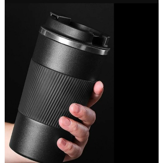 Tumbler Rubber Grip Stainless 510ml / Tumbler Stainless Coffee Cup Tea Cup Stainless Steel