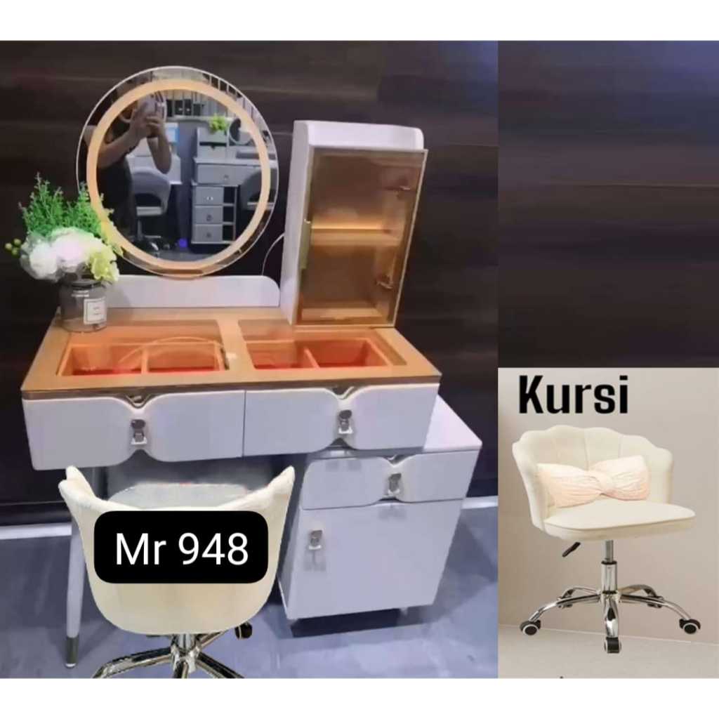 Meja Rias Minimalis Import Ala Korea Cantik Type 948 - Medan