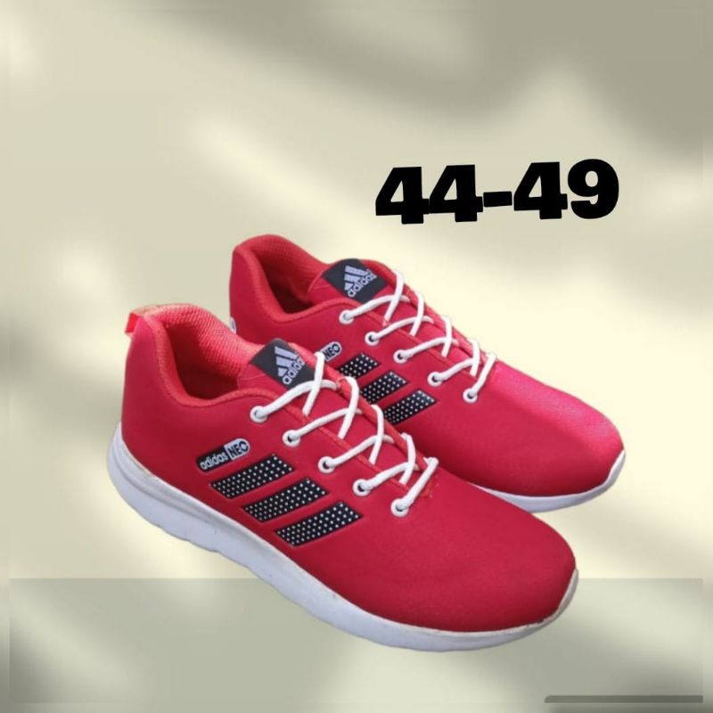 Sepatu Jumbo Bigsize Pria Size 44 - 49 Adidas Sneakers Casual Running Olahraga Lari Jogging Kerja