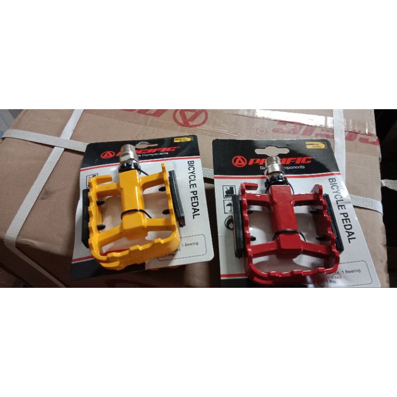 pedal sepeda MTB. Lipat. Fixi bearing aloy Pasifik 443 As besar 9/16 Original
