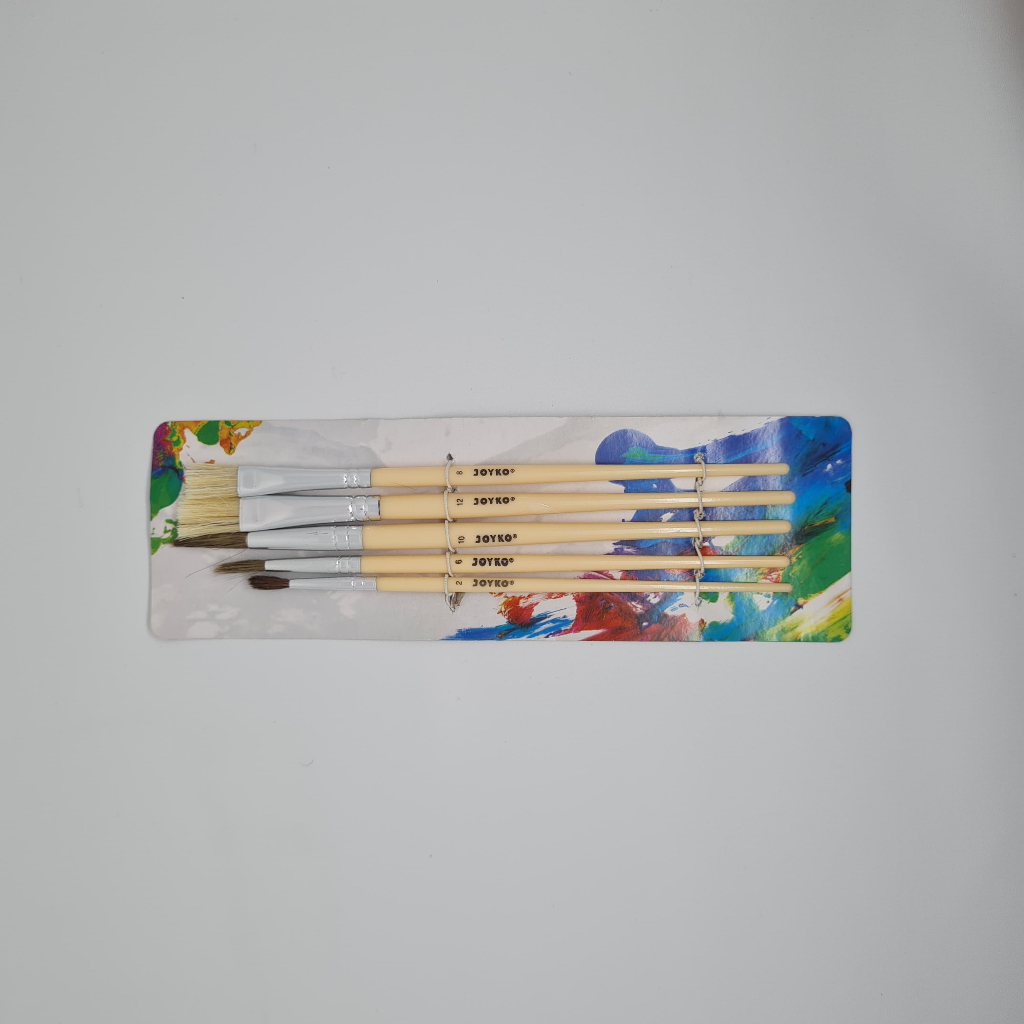 

Set Kuas Lukis Akrilik Joyko (Acrylic Painting Brush)