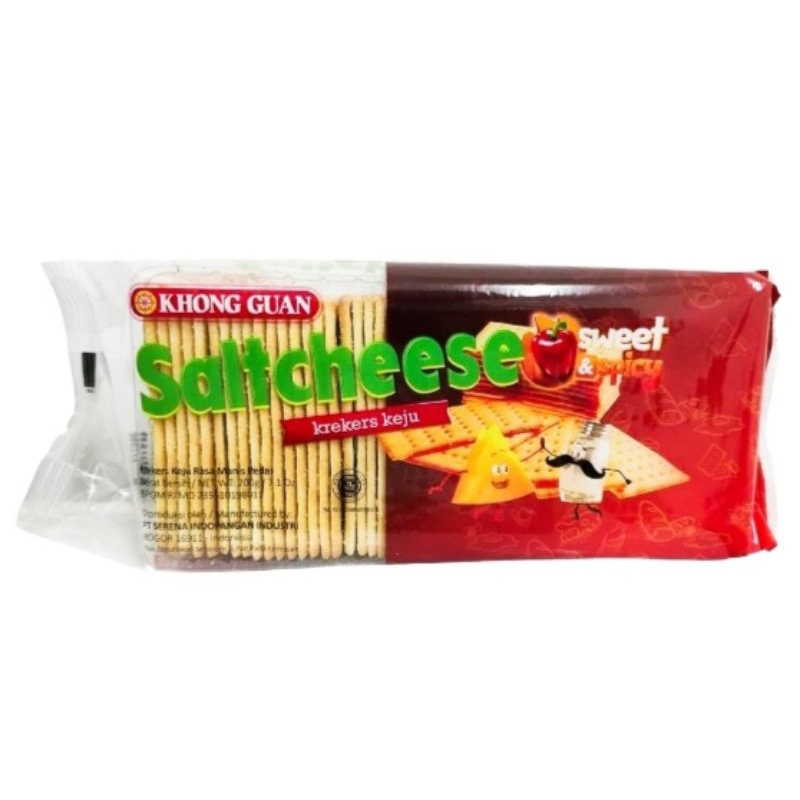 

KHONG GUAN Saltcheese Biskuit Sweet and Spicy 200 g