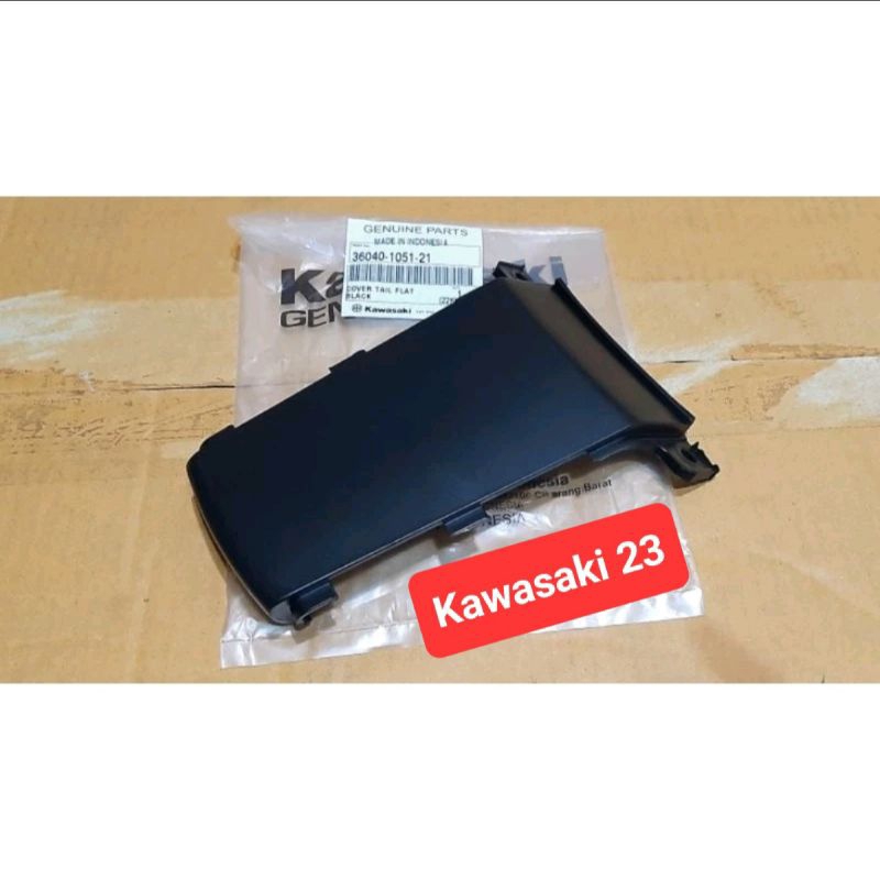 Sambungan body covertail ninja rr old Hitam Original Kawasaki