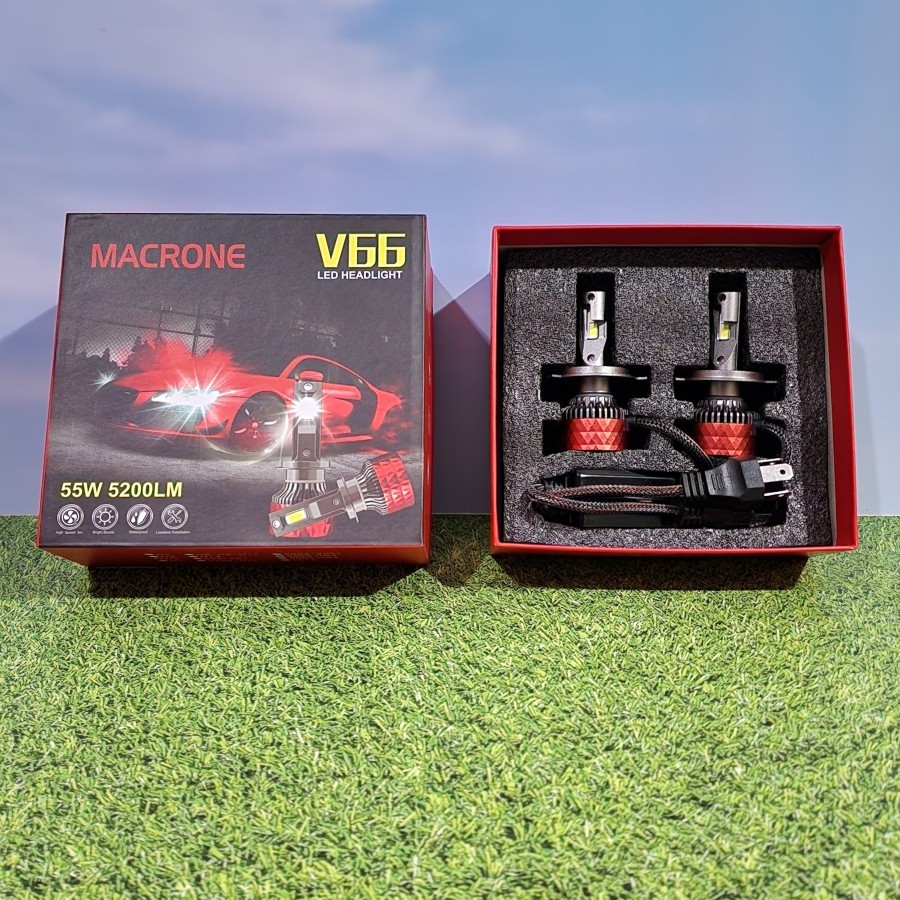 V66 Macrone Led 55Watt H4