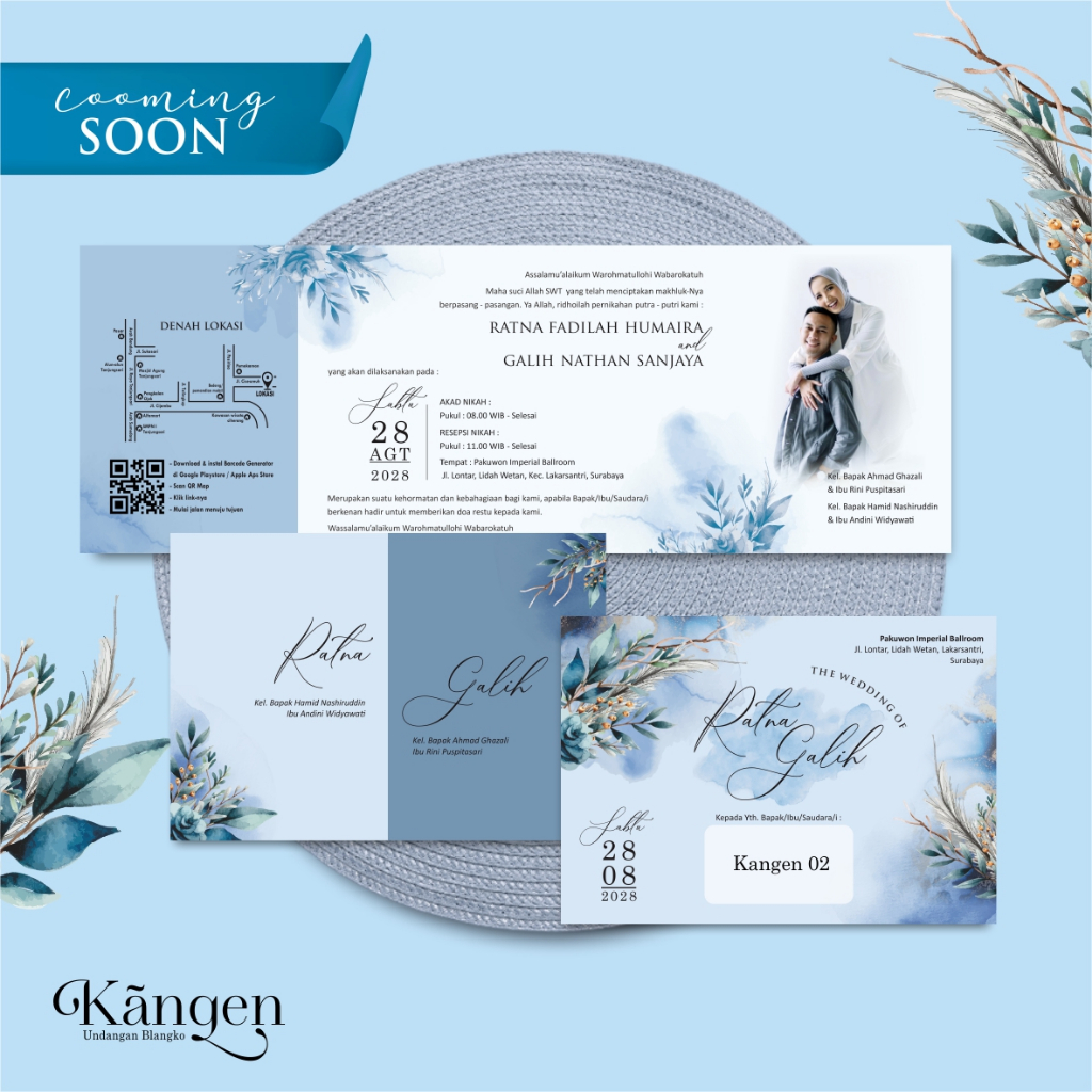 CETAK UNDANGAN PERNIKAHAN MURAH - UNDANGAN NIKAH JAWA TERBARU - SURAT UNDANGAN KHITANAN