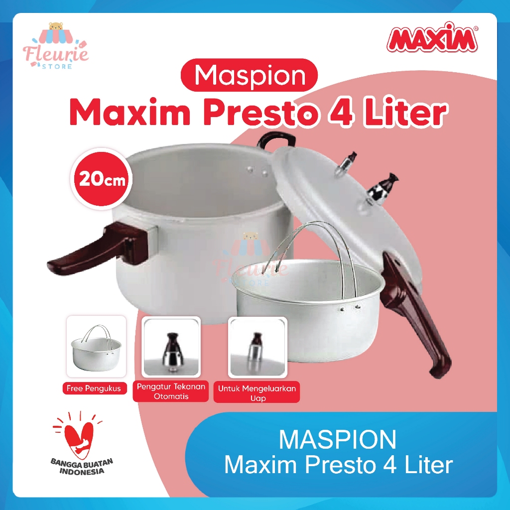 Panci Presto Maspion-Maxim 4 Liter 20cm