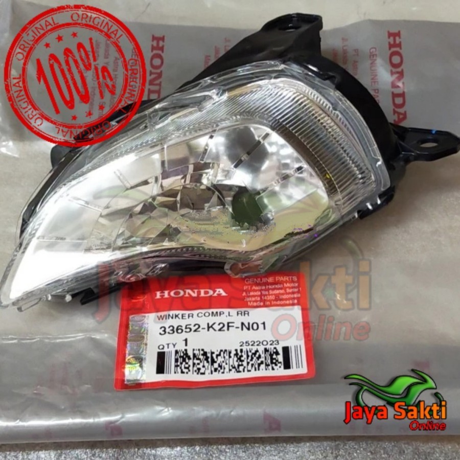 LAMPU SEN BELAKANG KIRI ONLY SCOOPY NEW 2021 ASLI HONDA