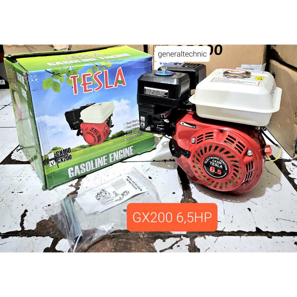 Engine Tesla GX200 6,5HP Mesin Penggerak Bensin GX200 Tesla 6,5HP 4Tak