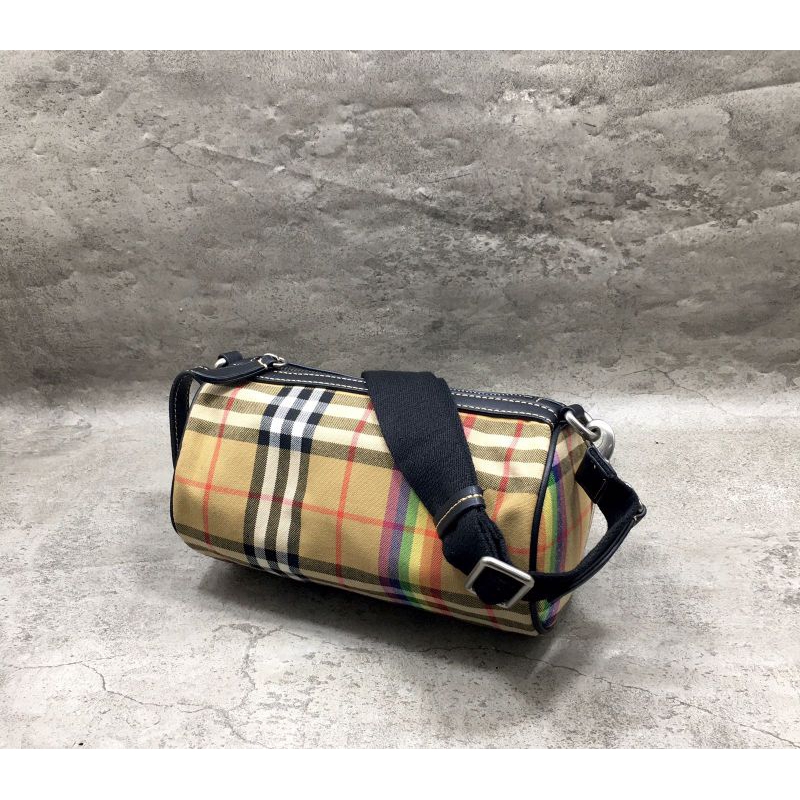 Burberry Small Kennedy Vintage Check Duffle Bag