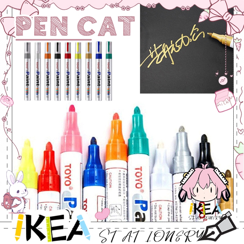 

IKEA-SPIDOL TOYO 1PCS Alat tulis Spidol Ban TOYO Marker Toyo Original Spidol Nat Keramik Ori IMPORT PERMANEN/ Spidol Nat Keramik Ori