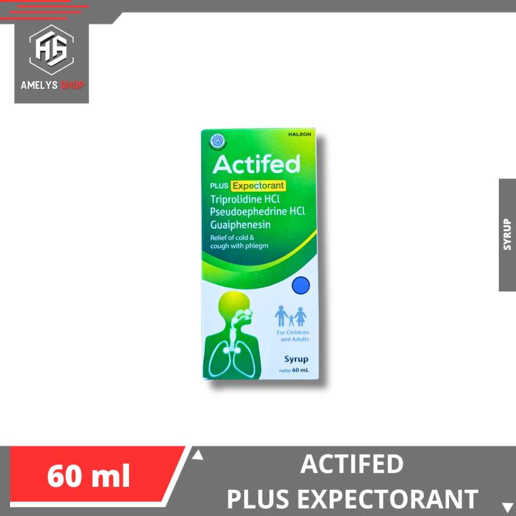 Actifed Plus Expectorant dan Actifed Plus Cough Suppessant