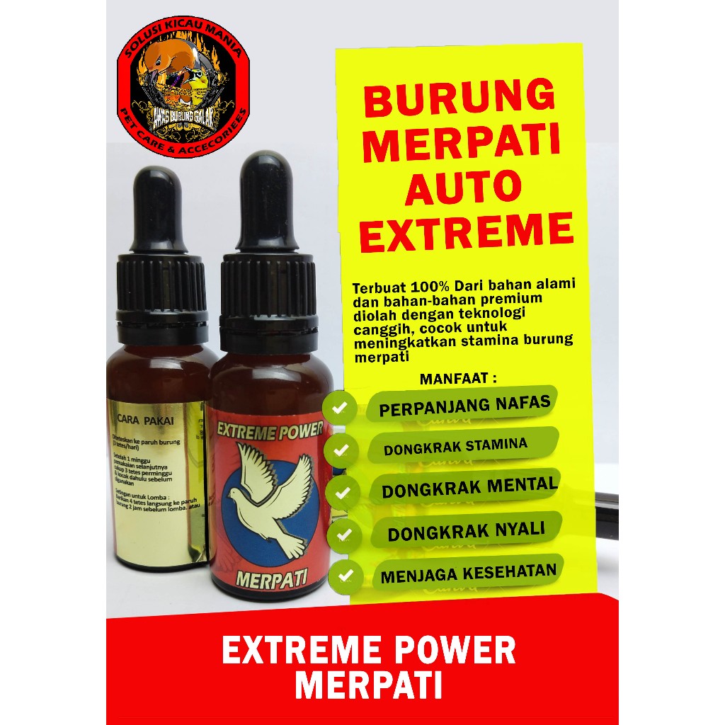 EXTREME POWER MERPATI DONGKRAK STAMINA BURUNG MERPATI JUARA