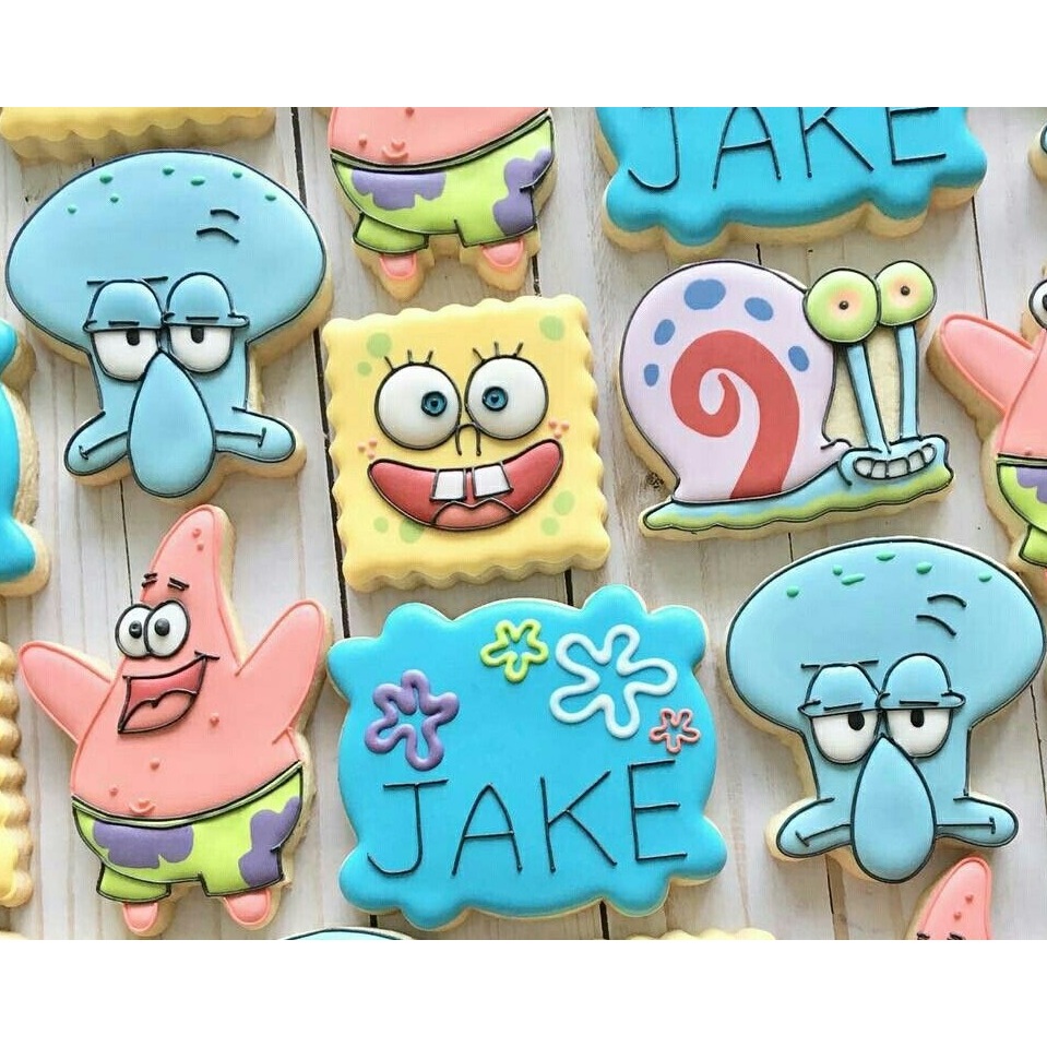 

VALERICIOUS Butter Cookies Kue Kukis Hias Tema Sponge Bob