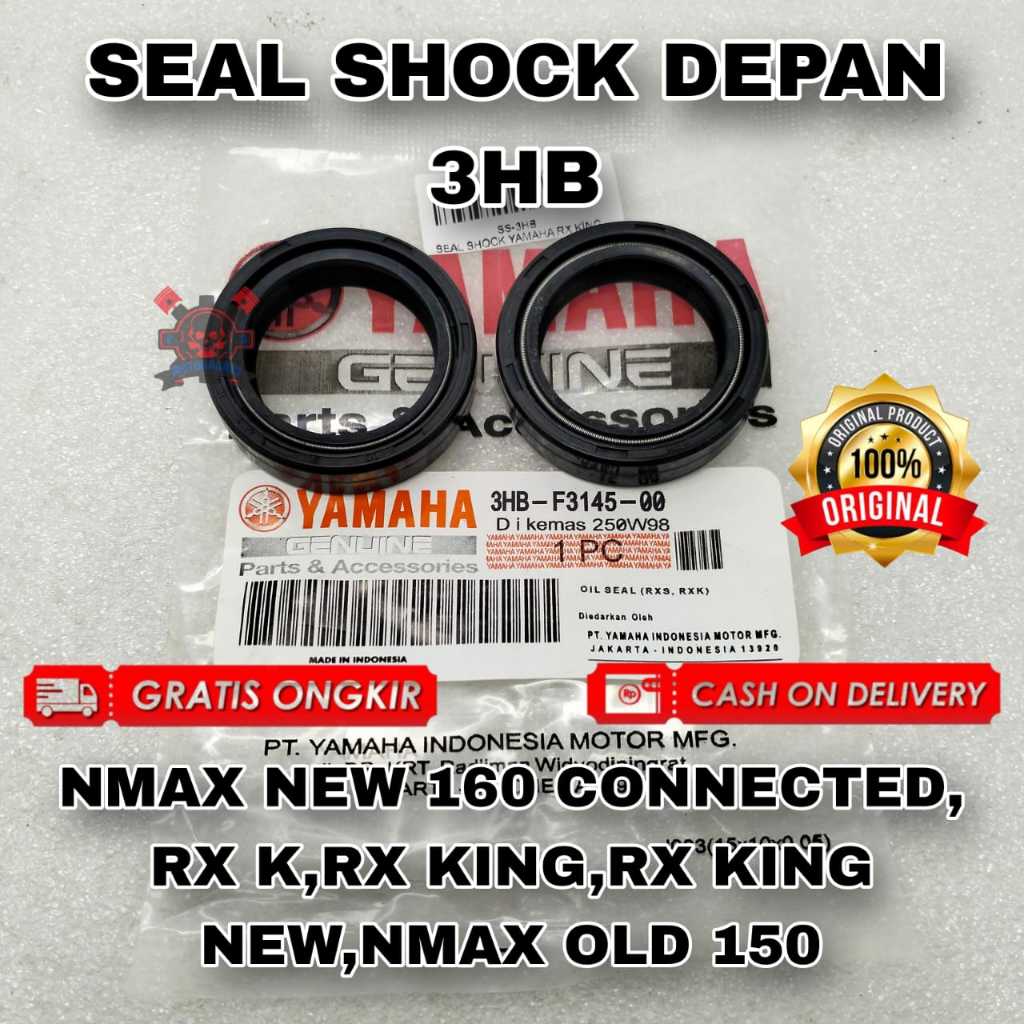 SEAL SHOCK SET DEPAN YAMAHA 3HB BUAT MOTOR NMAX NEW 160 CONNECTED | RX K | RX KING | RX KING NEW | N