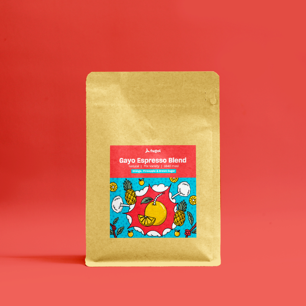 

p4yu Kopi Arabica Espresso GAYO FRUITY ESPRESSO BLEND (1kg) - Coffee Blend For Espresso