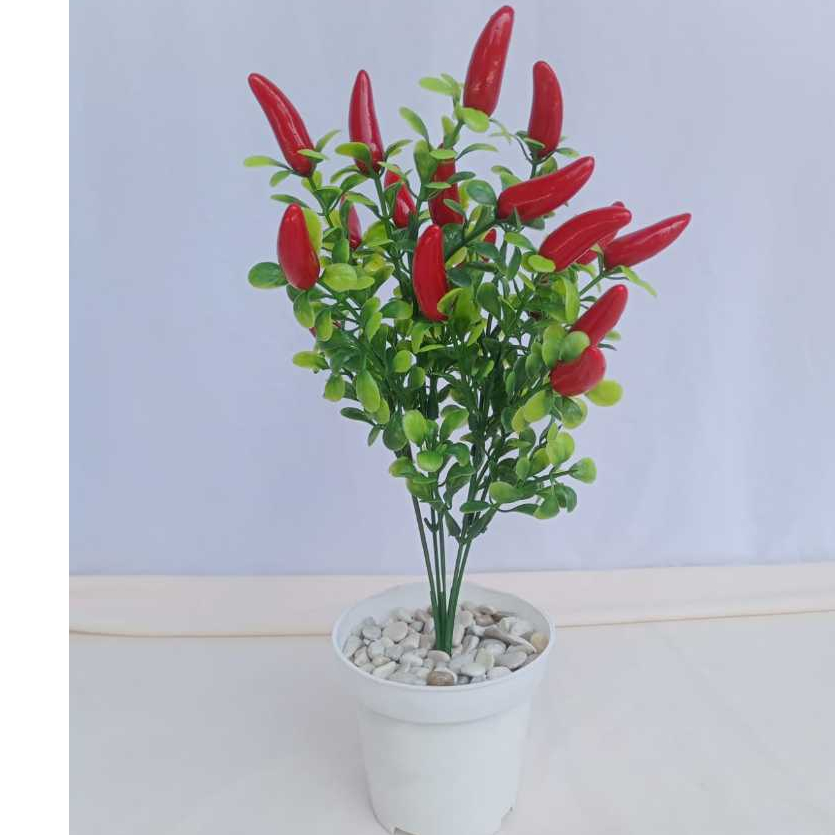 UNICO Pot Bunga Plastik Hias Mini Import Termurah Bunga dan Buah Artificial Dekorasi Rumah